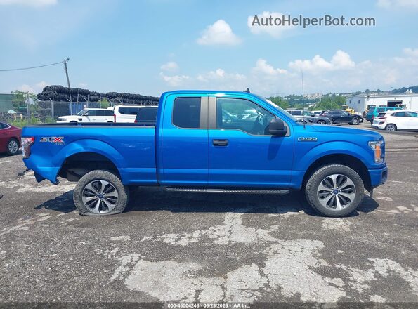 1FTEX1EP5LFC15548 2020 FORD F150 Синий Вид задней части салона