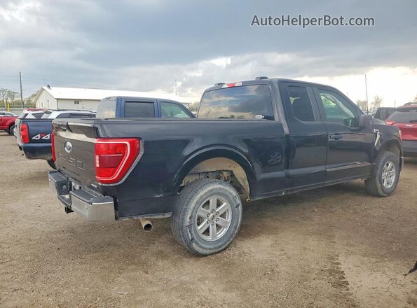 1FTEX1EP5NKF30618 2022 FORD F150 Black 