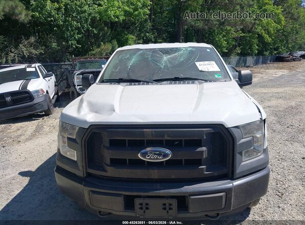 1FTEX1EP6GFB61473 2016 FORD F150 White Vista frontal
