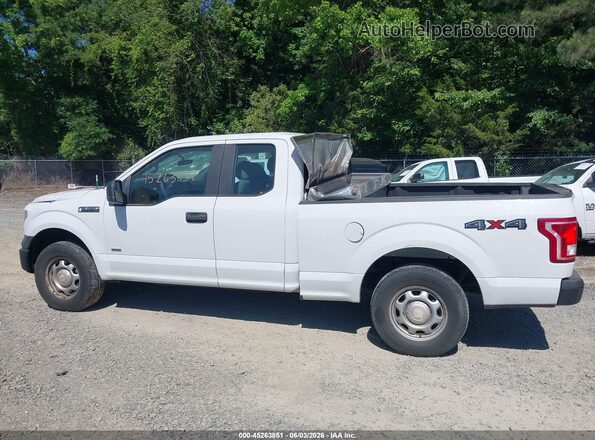 1FTEX1EP6GFB61473 2016 FORD F150 White Vista interior de 360 grados