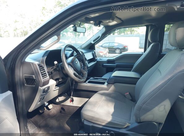 1FTEX1EP6GFC44661 2016 FORD F150 Черный Вид салона спереди