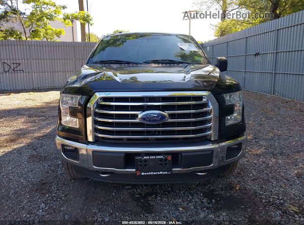 1FTEX1EP6GFC44661 2016 FORD F150 Черный Вид щитка приборов