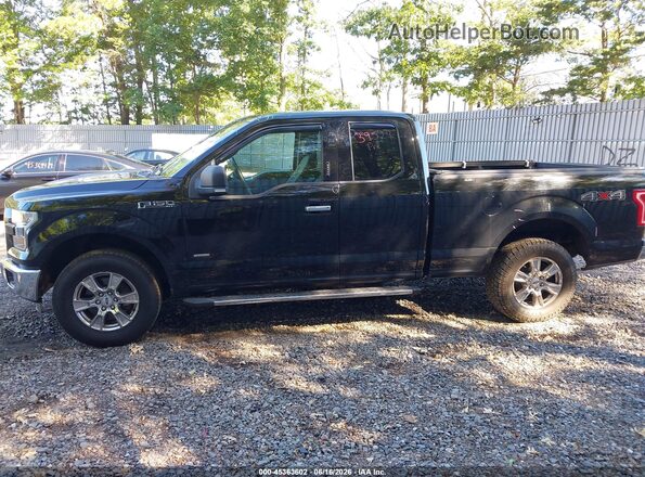 1FTEX1EP6GFC44661 2016 FORD F150 Черный Панорамный вид салона 360°