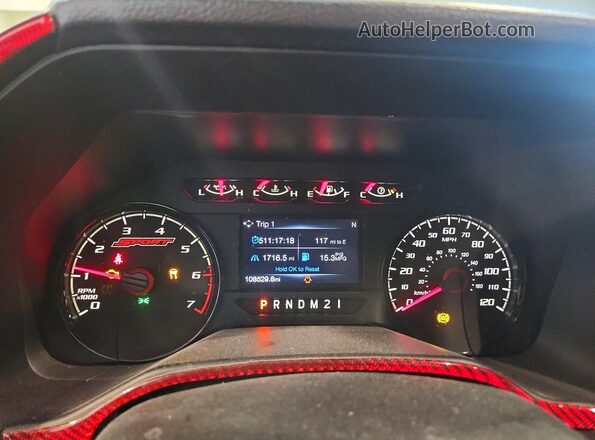 1FTEX1EP6GFC46698 2016 FORD F150 Black ხელსაწყოთა პანელის ხედი