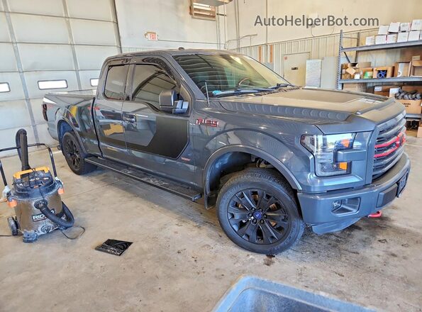 1FTEX1EP6GFC46698 2016 FORD F150 Black წინა მარჯვენა