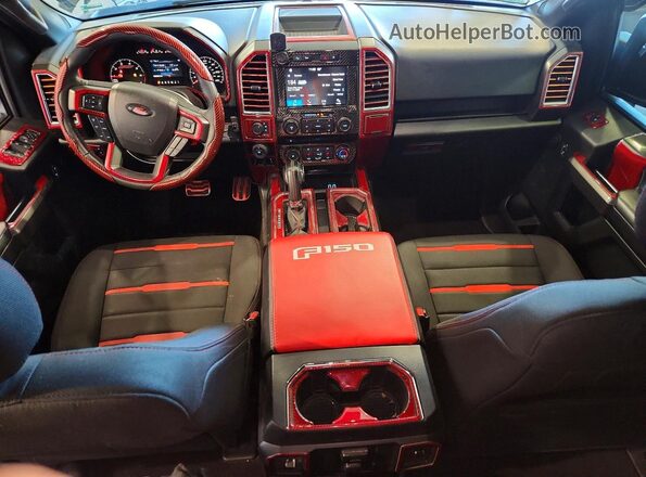 1FTEX1EP6GFC46698 2016 FORD F150 Black წინა პანელის ხედი