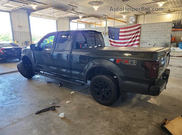 1FTEX1EP6GFC46698 2016 FORD F150 Black უკანა მარცხენა