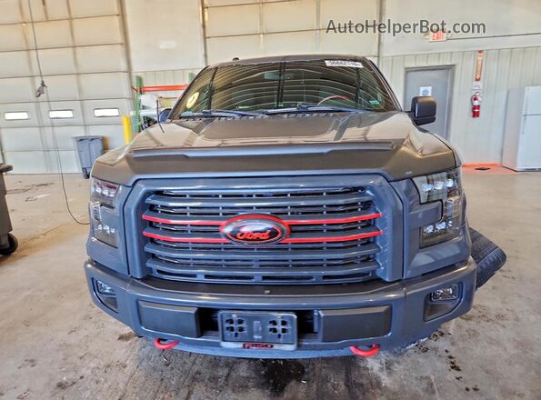 1FTEX1EP6GFC46698 2016 FORD F150 Black წინა ხედი