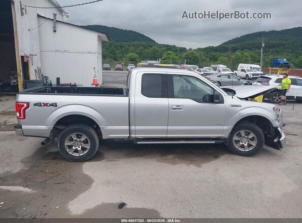 1FTEX1EP6GFC81466 2016 FORD F150 Silver Սալոնի հետևի տեսք