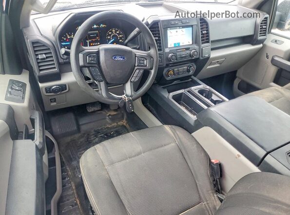 1FTEX1EP6JKE74313 2018 FORD F150 Blue Widok deski rozdzielczej