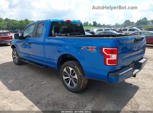 1FTEX1EP6KKE20690 2019 FORD F150 Blue 