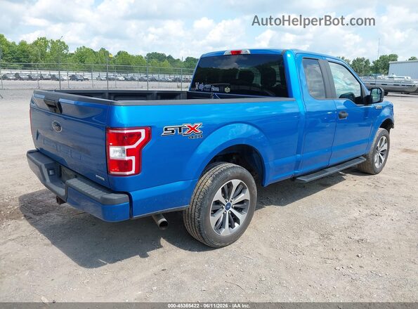 1FTEX1EP6KKE20690 2019 FORD F150 Blue 