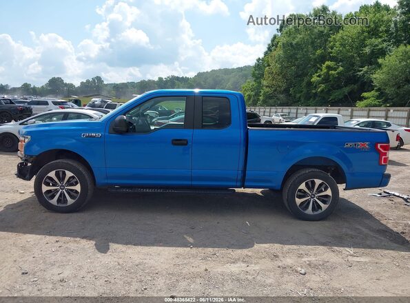 1FTEX1EP6KKE20690 2019 FORD F150 Blue 