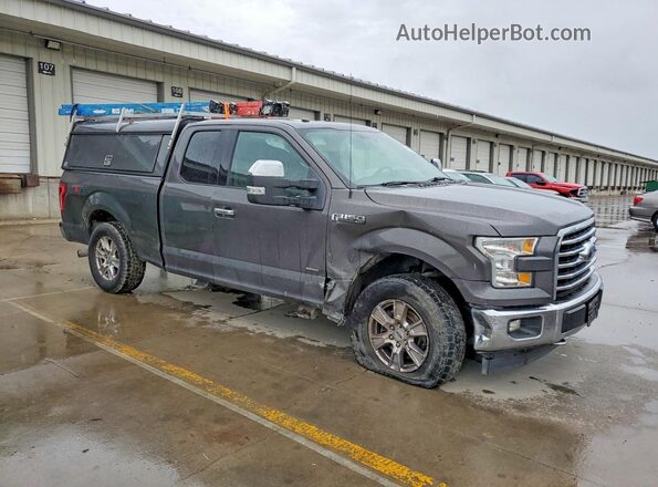 1FTEX1EP7HKC58979 2017 FORD F150 Charcoal Передня права чверть