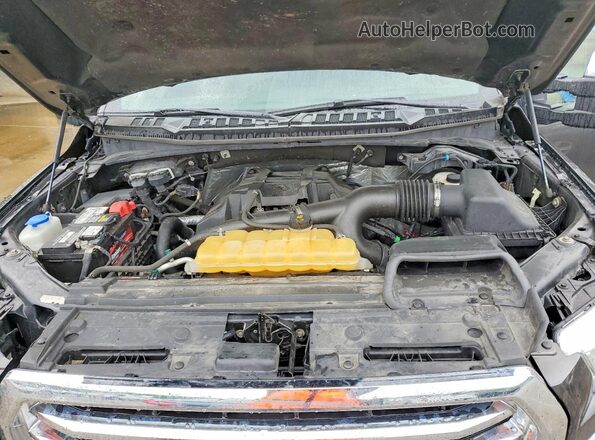 1FTEX1EP7HKC58979 2017 FORD F150 Charcoal Вид задньої частини салону