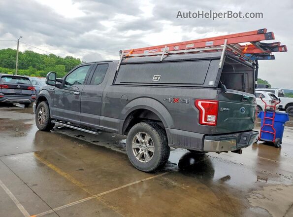 1FTEX1EP7HKC58979 2017 FORD F150 Charcoal Задня ліва чверть