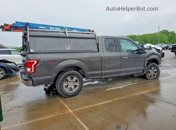 1FTEX1EP7HKC58979 2017 FORD F150 Charcoal Задня права чверть