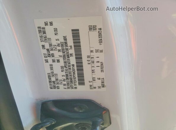 1FTEX1EP7HKD01149 2017 FORD F150 Two Tone 
