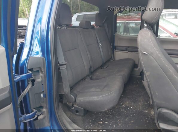 1FTEX1EP7JFC12289 2018 FORD F150 Blue Widok naklejki z numerem VIN