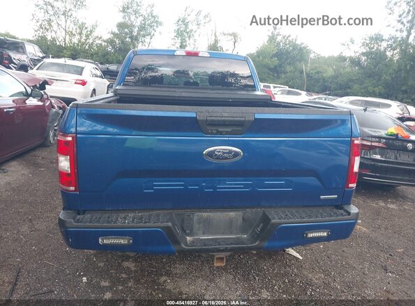 1FTEX1EP7JFC12289 2018 FORD F150 Blue 