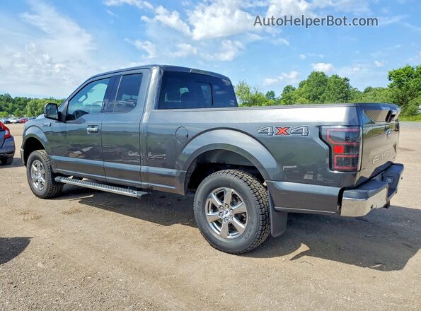 1FTEX1EP7JFD81762 2018 FORD F150 Серый Задняя левая четверть