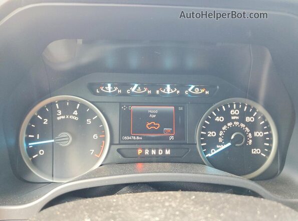 1FTEX1EP7JFD81762 2018 FORD F150 Серый Вид щитка приборов