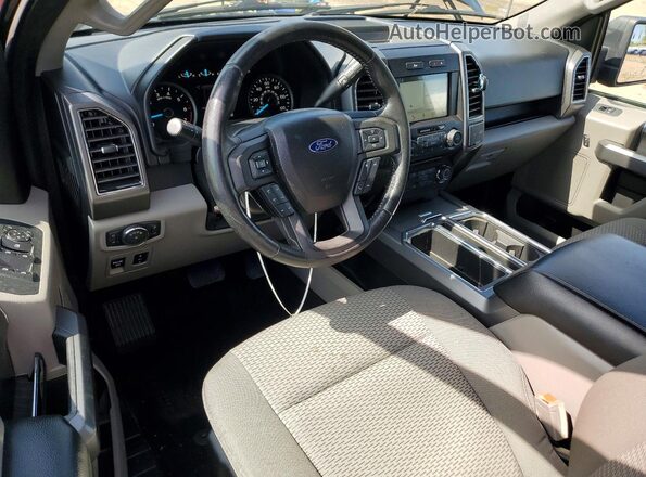 1FTEX1EP7JFD81762 2018 FORD F150 Серый Вид панели приборов