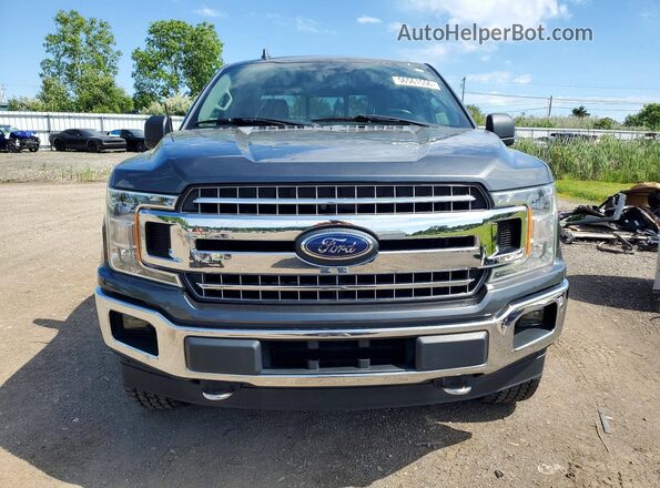 1FTEX1EP7JFD81762 2018 FORD F150 Серый Вид спереди