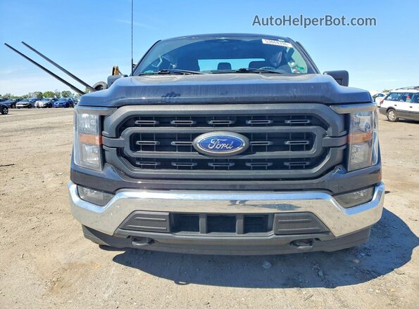 1FTEX1EP7PFA03420 2023 FORD F150 Черный Вид спереди