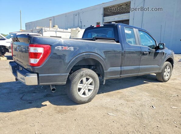 1FTEX1EP7PFA03420 2023 FORD F150 Черный Задняя правая четверть
