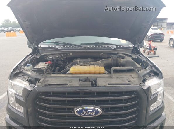 1FTEX1EP8HFB88109 2017 FORD F150 Black Вид ззаду