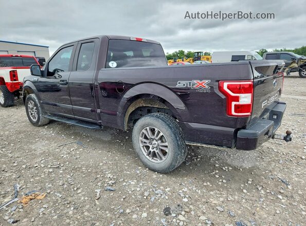 1FTEX1EP8JFA15678 2018 FORD F150 Purple უკანა მარცხენა