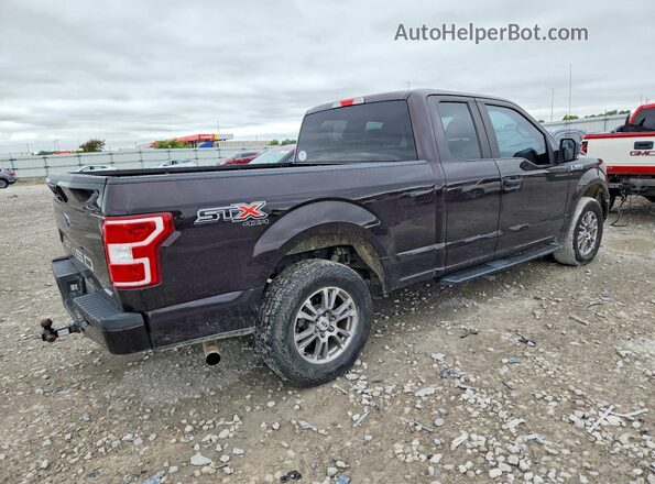 1FTEX1EP8JFA15678 2018 FORD F150 Purple უკანა მარჯვენა