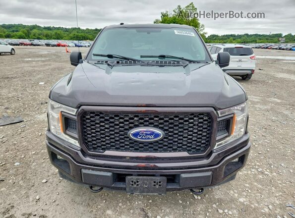 1FTEX1EP8JFA15678 2018 FORD F150 Purple წინა ხედი