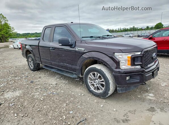 1FTEX1EP8JFA15678 2018 FORD F150 Purple წინა მარჯვენა
