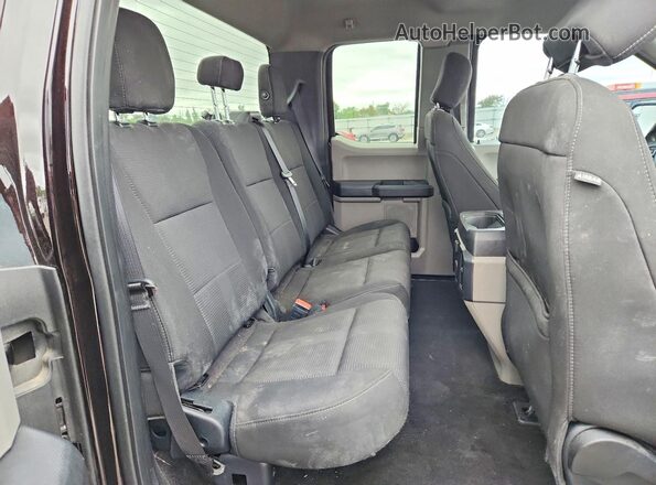 1FTEX1EP8JFA15678 2018 FORD F150 Purple უკანა სავარძლების ხედი