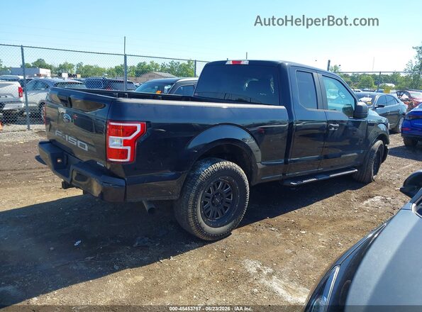 1FTEX1EP8KFA11289 2019 FORD F150 Black Rear right