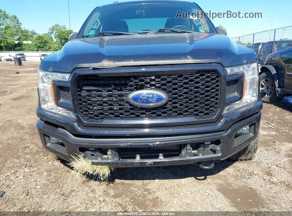 1FTEX1EP8KFA11289 2019 FORD F150 Black Front view