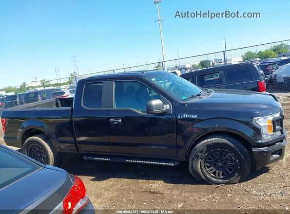 1FTEX1EP8KFA11289 2019 FORD F150 Black Rear interior view