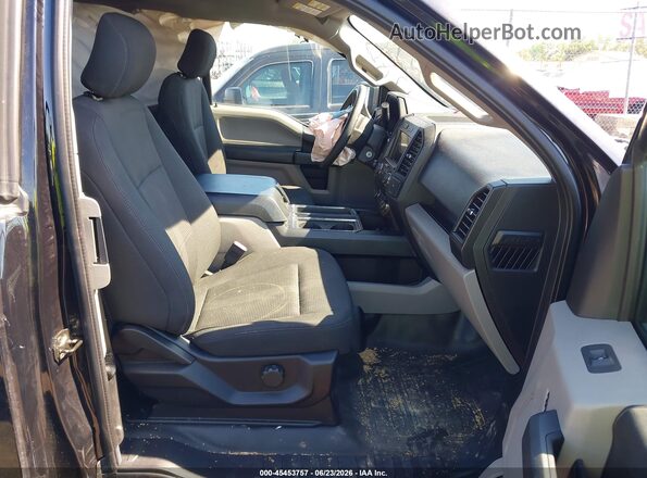 1FTEX1EP8KFA11289 2019 FORD F150 Black Front interior view