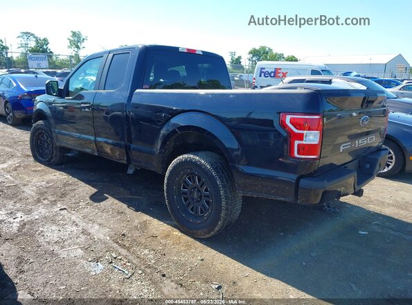 1FTEX1EP8KFA11289 2019 FORD F150 Black Rear left