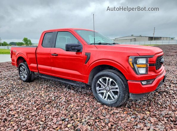 1FTEX1EP8PKD79471 2023 FORD F150 Red Առջևի աջ
