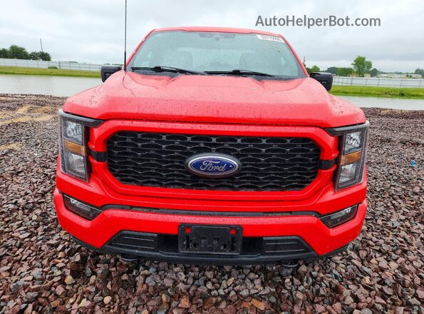 1FTEX1EP8PKD79471 2023 FORD F150 Red Դիմացի տեսք
