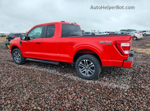 1FTEX1EP8PKD79471 2023 FORD F150 Red Հետևի ձախ