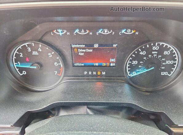 1FTEX1EP8PKD79471 2023 FORD F150 Red Սարքավորումների վահանակի տեսք