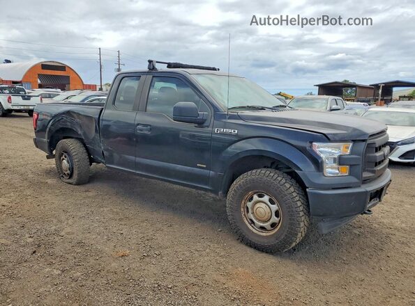 1FTEX1EP9HKC91935 2017 FORD F150 Black Передня права чверть