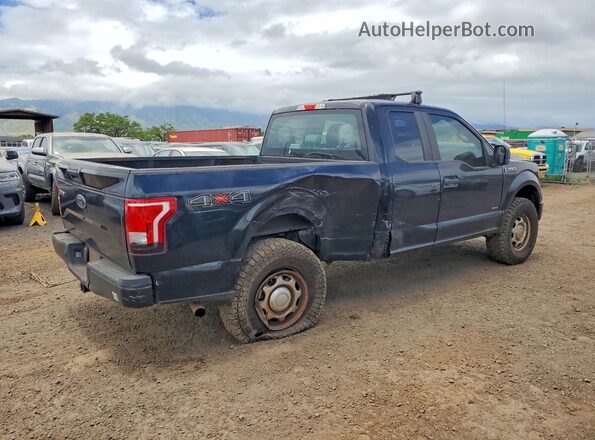 1FTEX1EP9HKC91935 2017 FORD F150 Black Задня права чверть