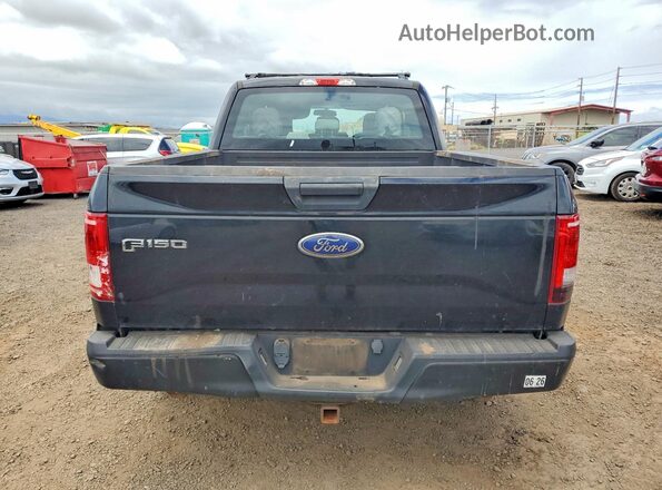 1FTEX1EP9HKC91935 2017 FORD F150 Black Вид ззаду