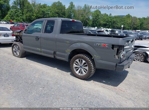 1FTEX1EP9JFB65623 2018 FORD F150 Серый Задняя левая четверть