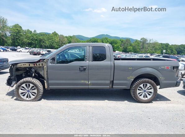 1FTEX1EP9JFB65623 2018 FORD F150 Серый 